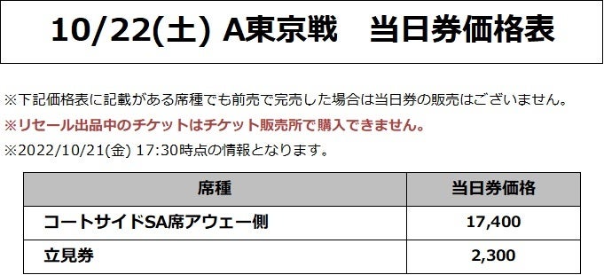 価格表