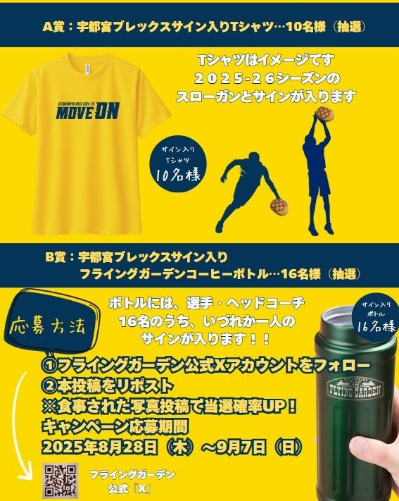 フライングガーデン×ブレックス プレゼントキャンペーン