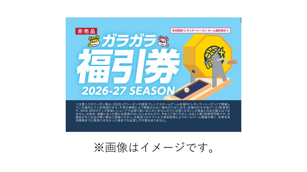 ホームゲーム福引クーポン(3枚)